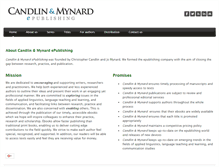 Tablet Screenshot of candlinandmynard.com